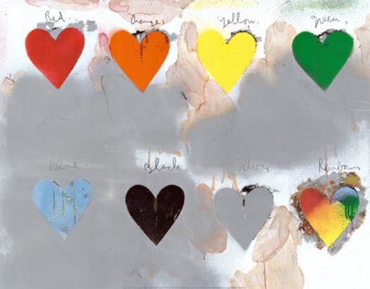 Unknown Jim Dine Hearts